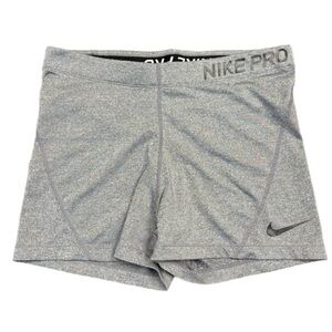Nike Gray Athletic Shorts with Compression Fit